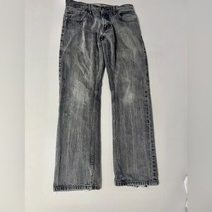 Levi's 514 Men's Slim Fit Straight Gray Denim Size 30x30